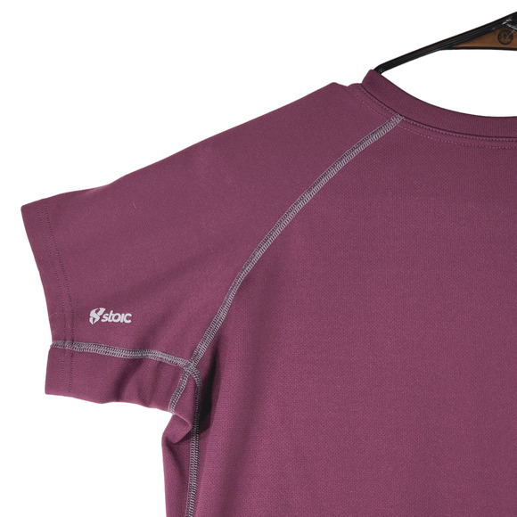 Stoic Womens Cycling Jersey sz L‎ Wine Purple Short Sleeve Pullover Biking - Picture 7 of 13